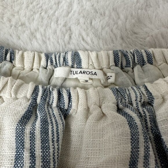 Tularosa Sara Dress Linen Chambray Stripe Size Small NWT - Picture 6 of 8